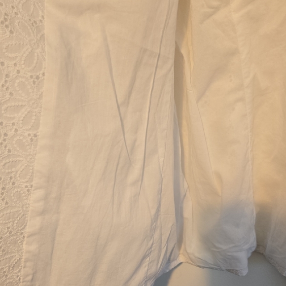 Susan Graver Women's White Eyelet Women's Blazer- Size 2X - Picture 5 of 7